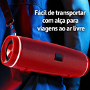 CX 80 - Caixa de Som Portátil Bluetooth com Subwoofer