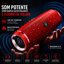 CX 80 - Caixa de Som Portátil Bluetooth com Subwoofer